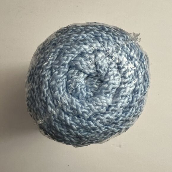 Bonnie Craft Cord 6mm 100 Yards Crochet Knit Knotting Weaving Macrame Sky Blue - Picture 7 of 8